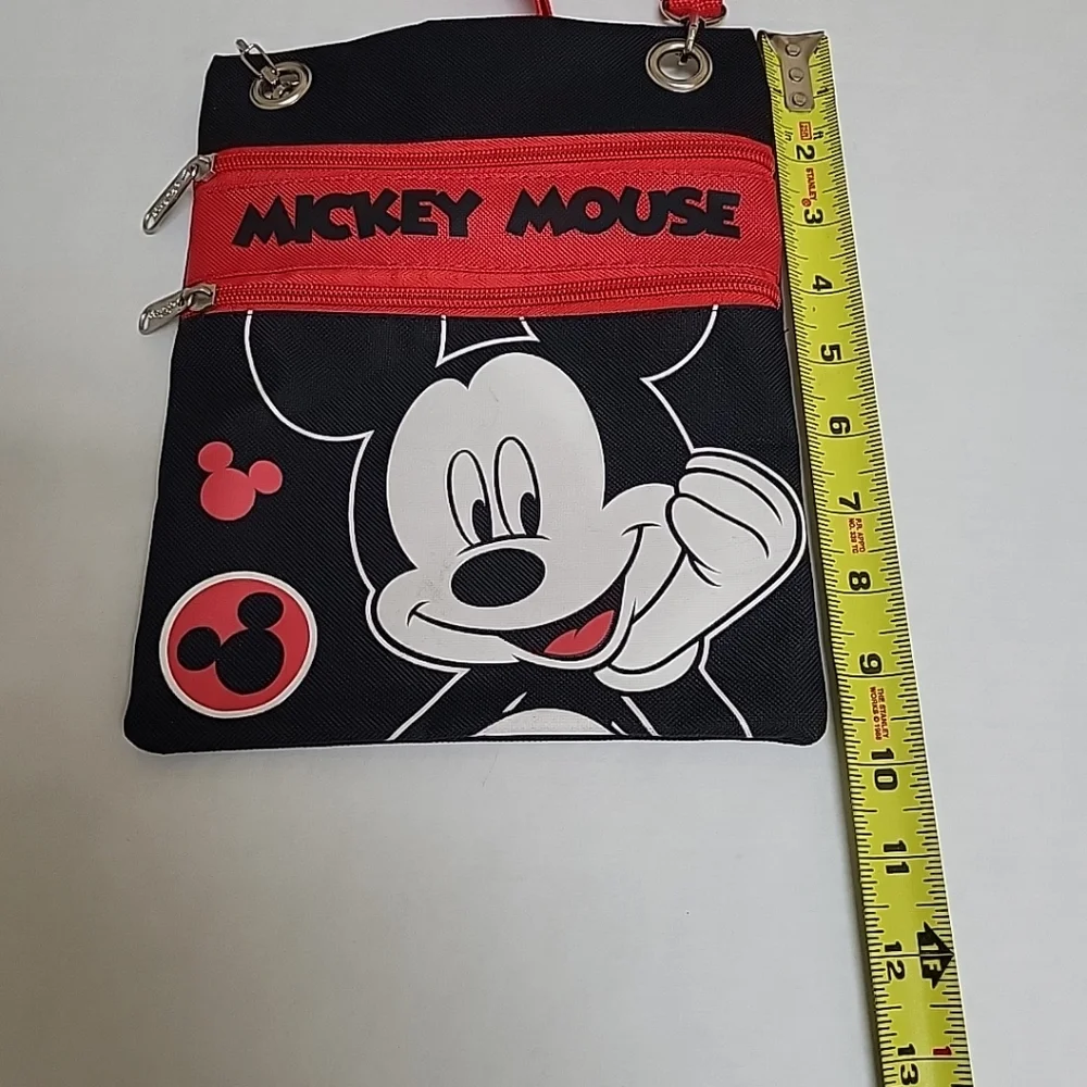 isney‎ Mickey Mouse Crossbody Bag Handbag Mickey Disney Purse 2 Pockets